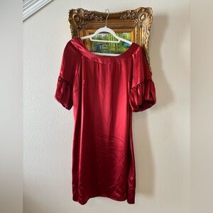 Kathryn Conover Silk Red Dress